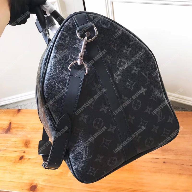 LV Keepall Bandouliere 50 Monogram Eclipse
