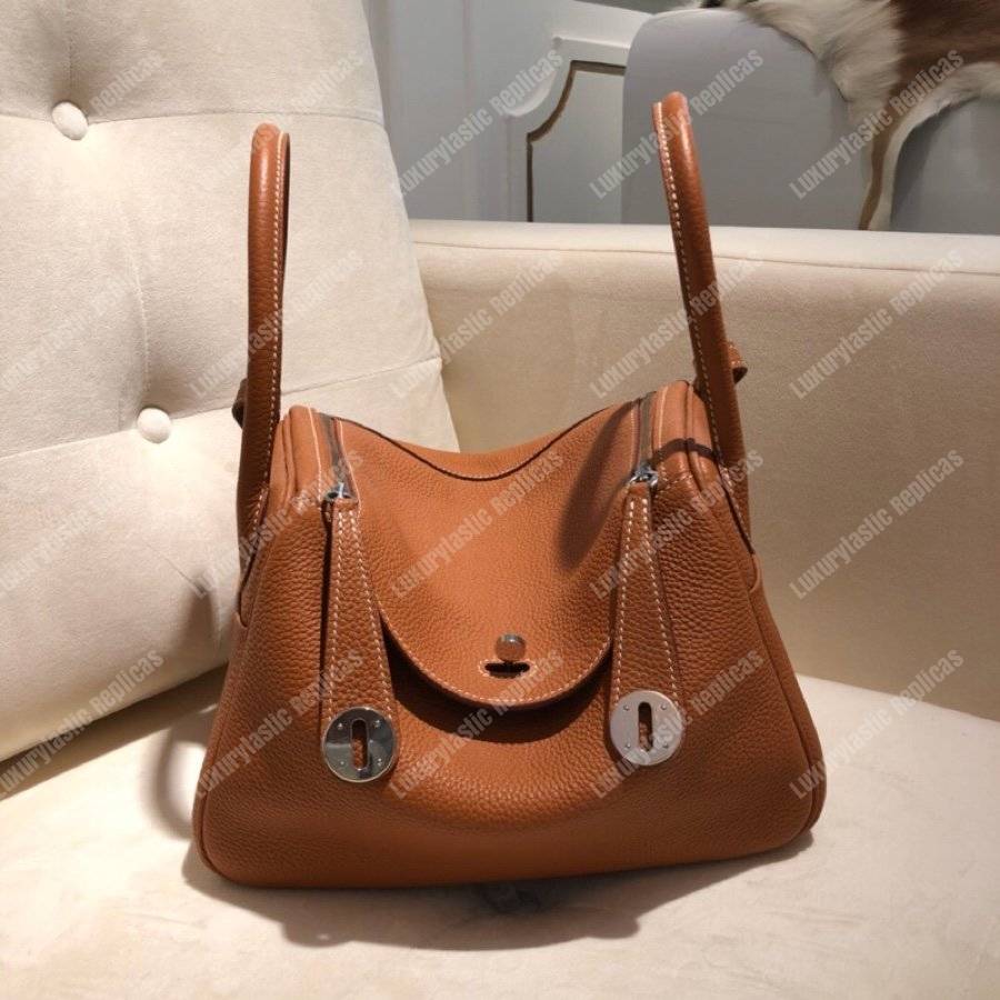 H**mes lindy 26 bag clemence gold