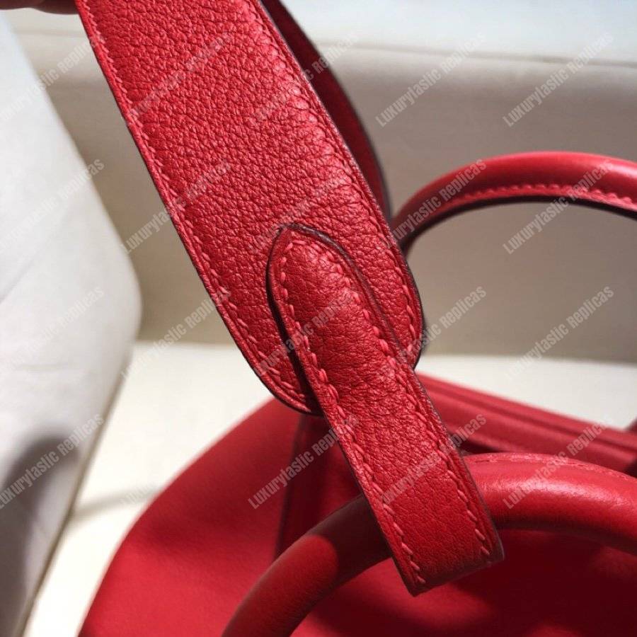H**mes lindy 26 bag clemence rouge red