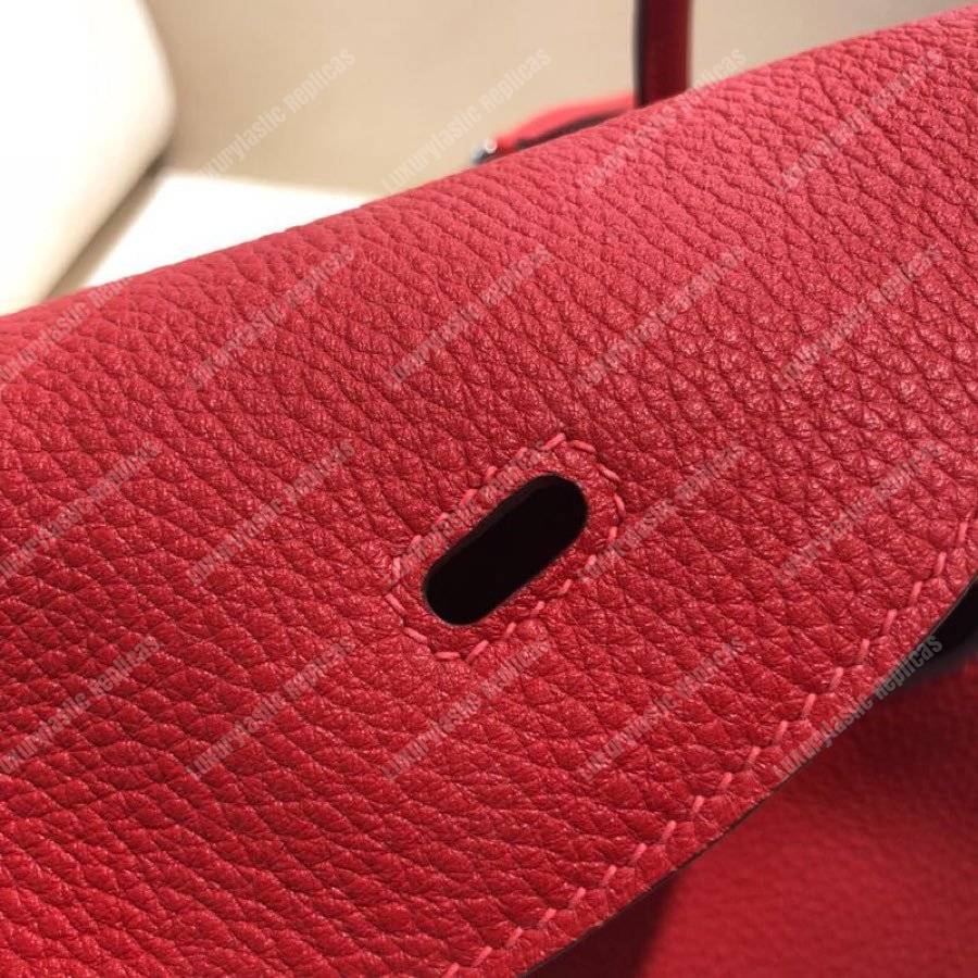 H**mes lindy 26 bag clemence rouge red