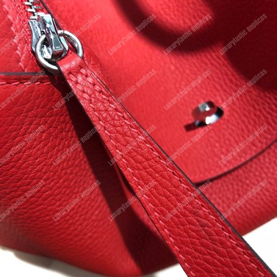 H**mes lindy 26 bag clemence rouge red