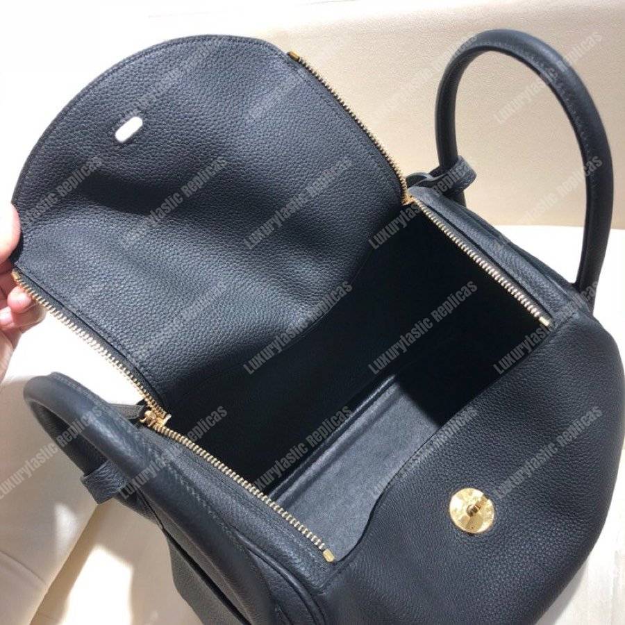 H**mes lindy 30 bag clemence black