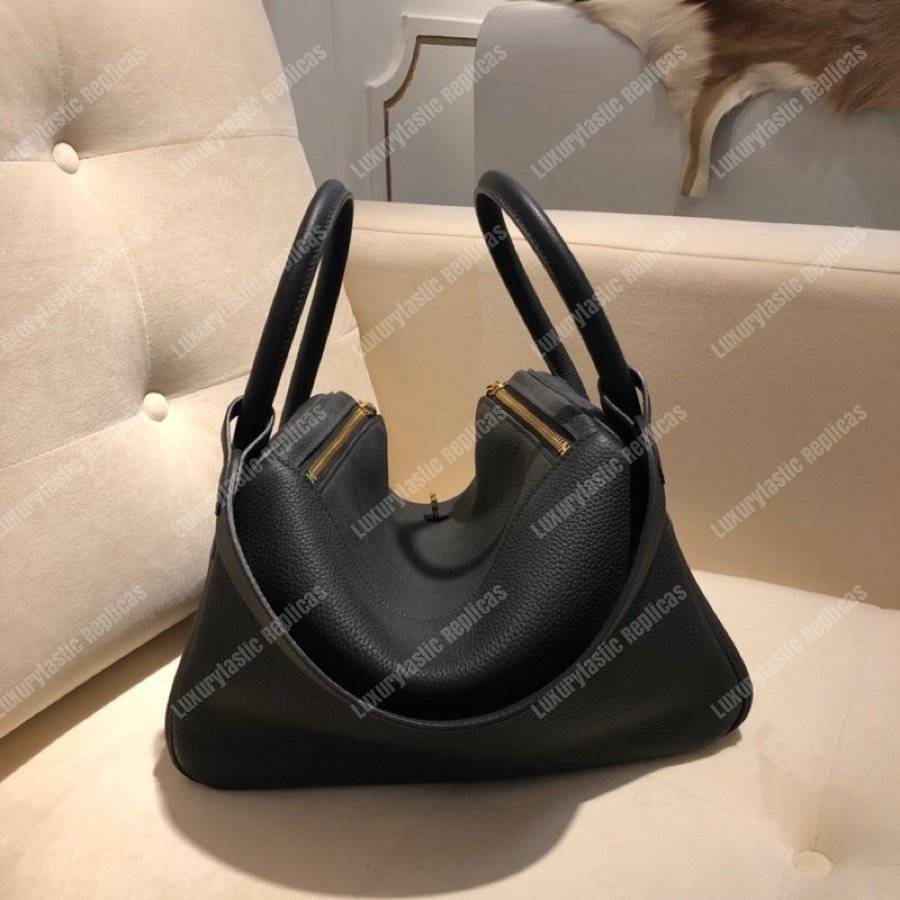 H**mes lindy 30 bag clemence black