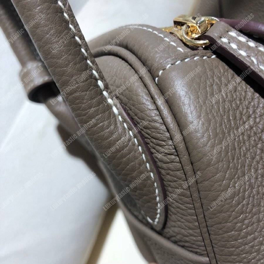 H**mes lindy 26 bag clemence etain