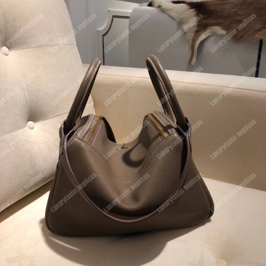 H**mes lindy 26 bag clemence etain