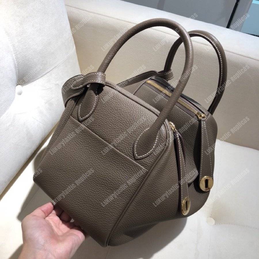 H**mes lindy 26 bag clemence etain