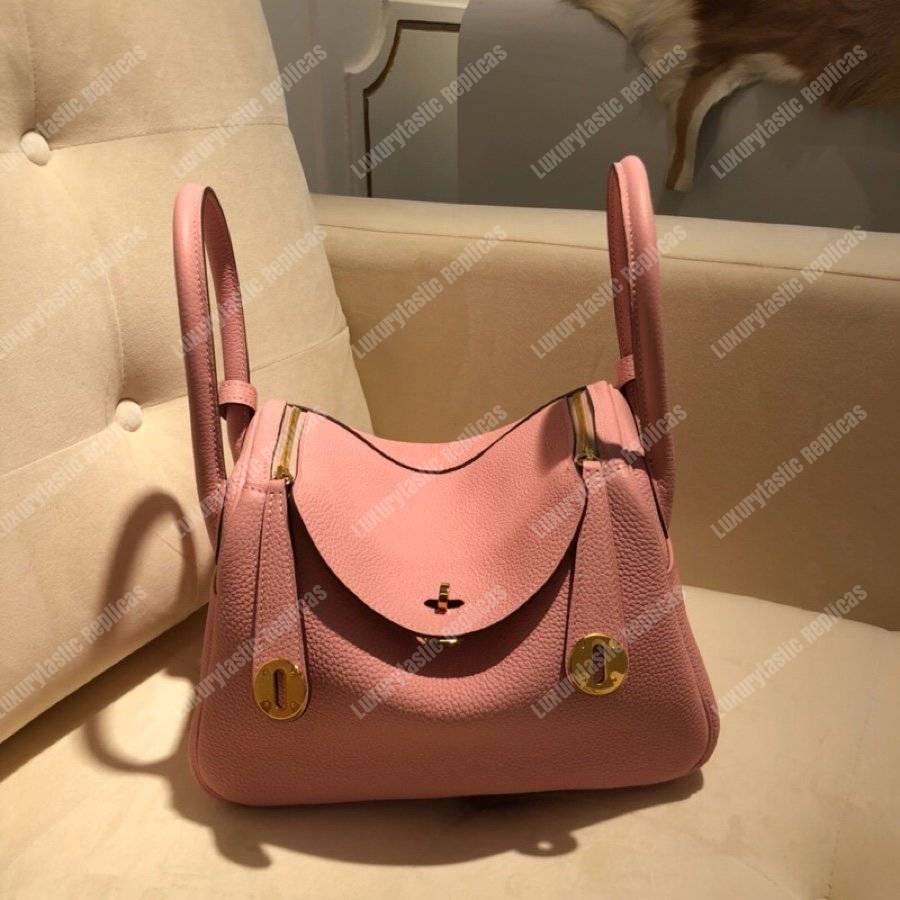 H**mes lindy 30 bag clemence sakura pink