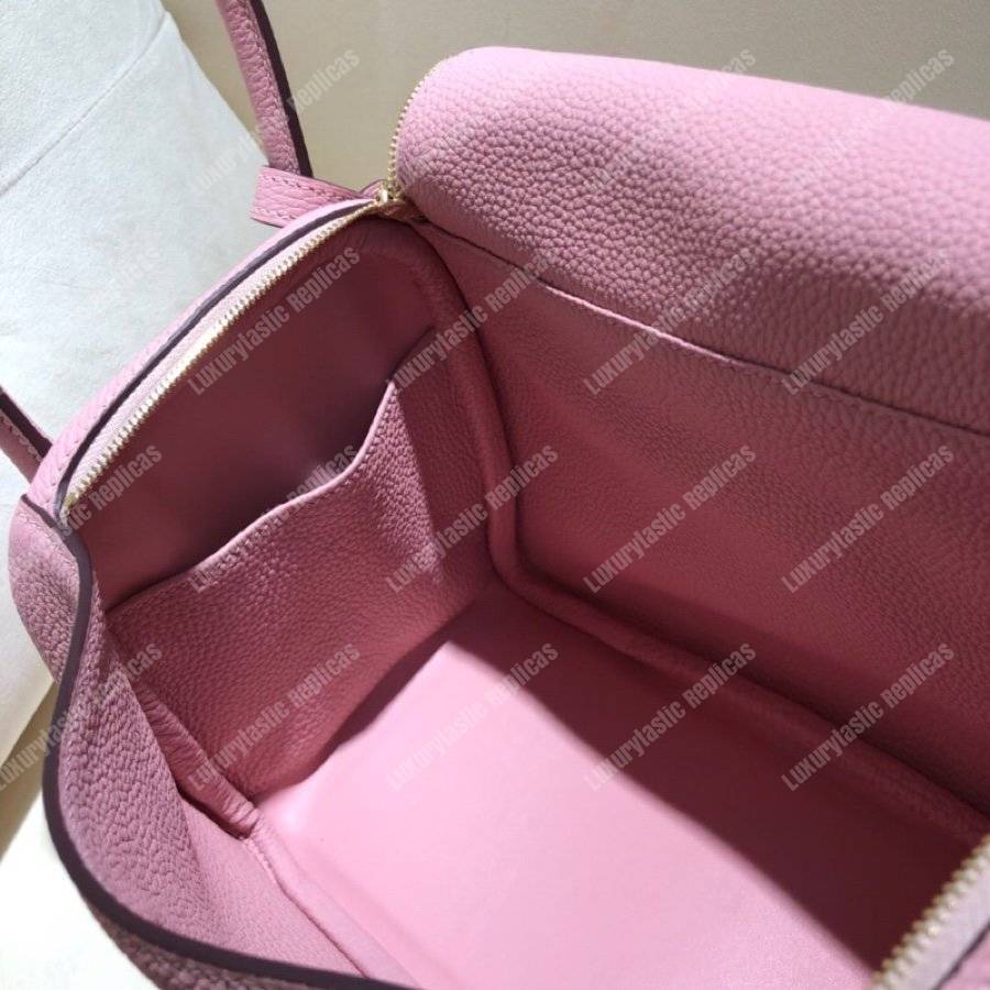 H**mes lindy 30 bag clemence sakura pink