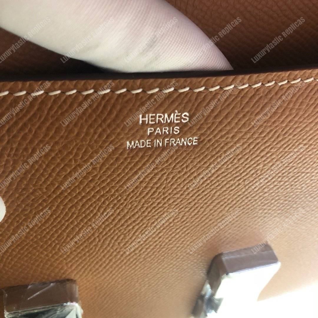 H**mes constance 24 bag epsom gold palladium-hardware