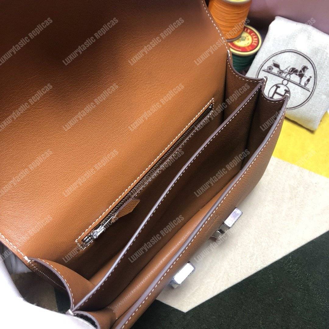 H**mes constance 24 bag epsom gold palladium-hardware