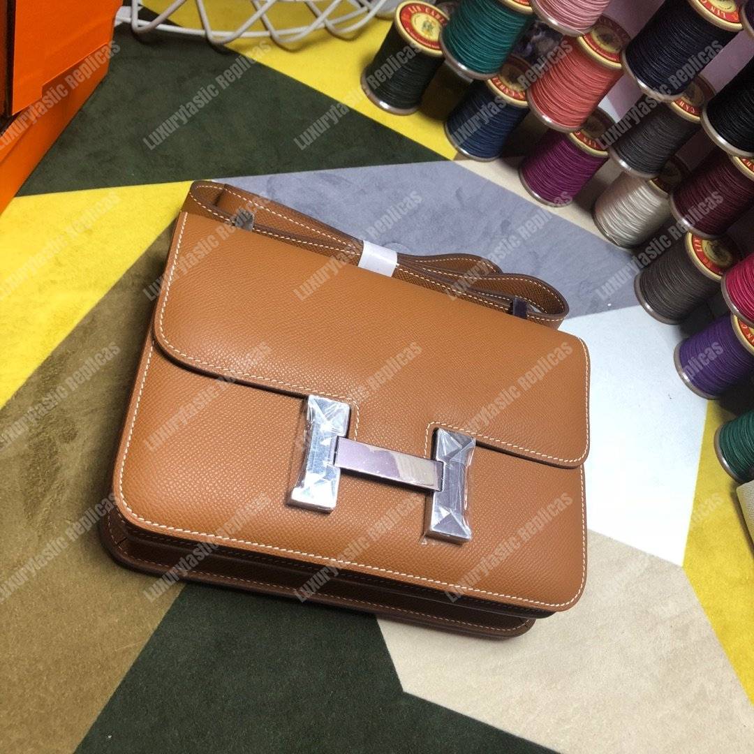 H**mes constance 24 bag epsom gold palladium-hardware