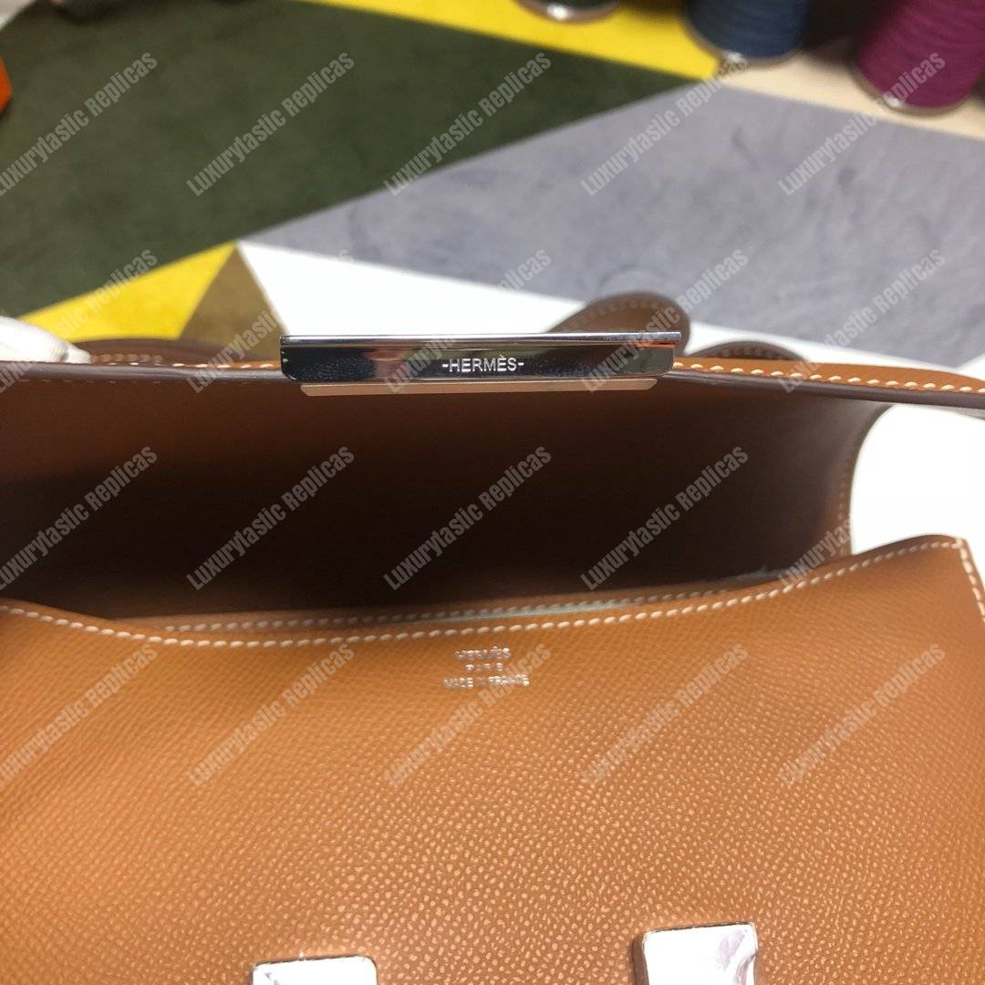 H**mes constance 24 bag epsom gold palladium-hardware