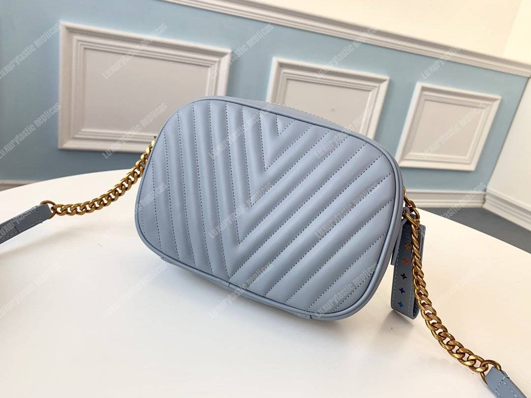 LV New Wave Camera Bag Bleu Porcelaine