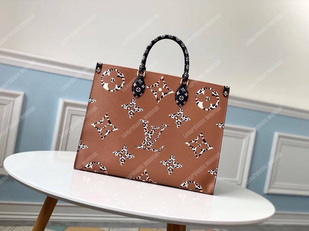 LV Onthego Monogram Black/Brown GM