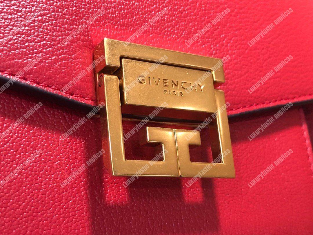 Givenchy Small GV3 Bag In Box Leather Red