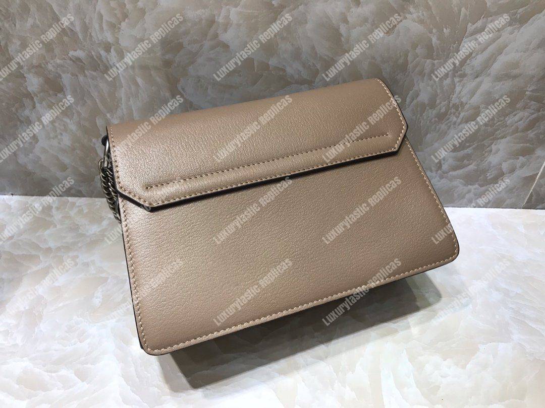 Givenchy Small GV3 Bag In Box Leather Galet