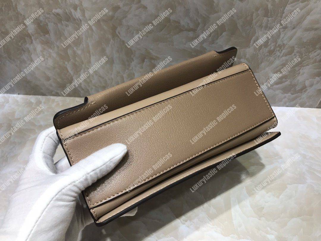 Givenchy Small GV3 Bag In Box Leather Galet