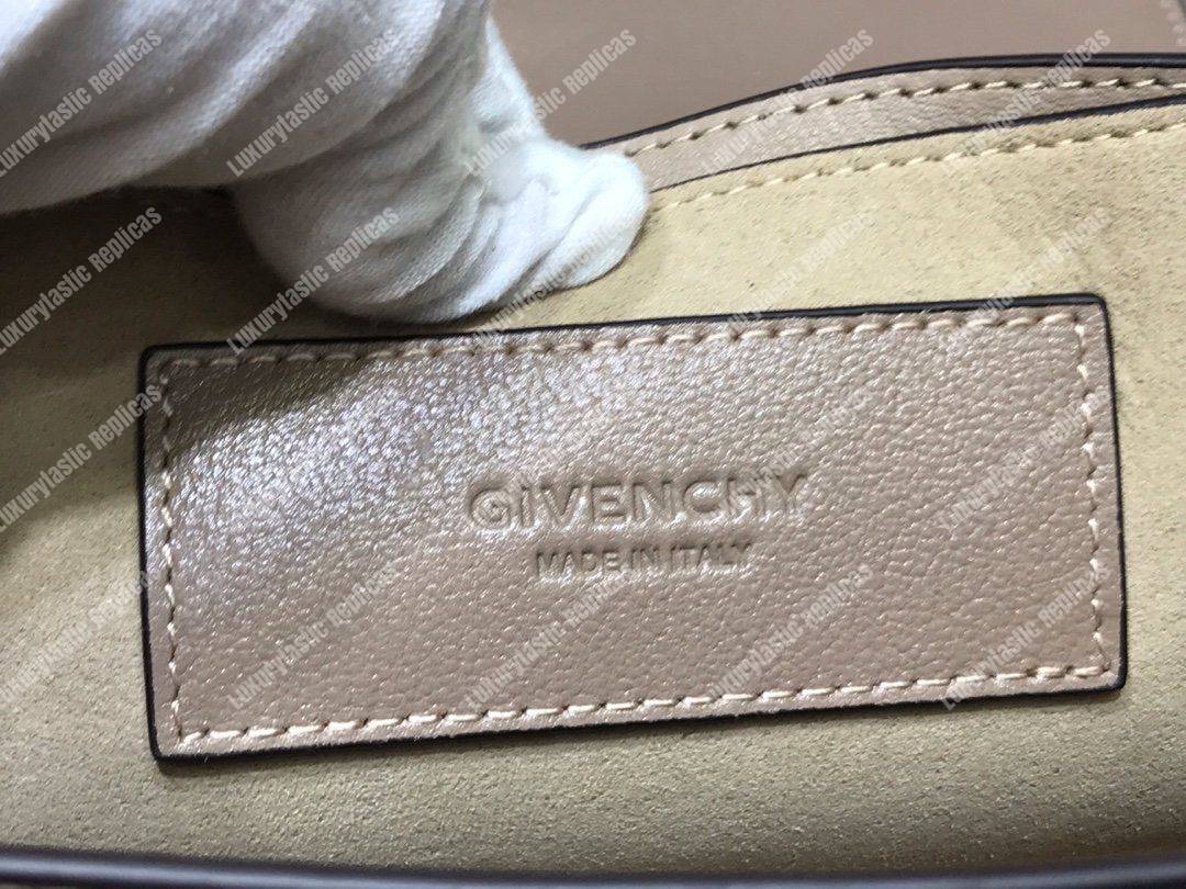 Givenchy Small GV3 Bag In Box Leather Galet