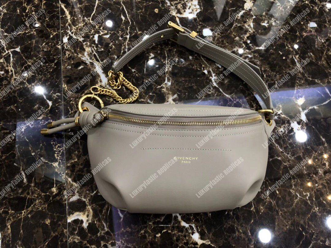 Givenchy ID Bum Bag In Leather Grey