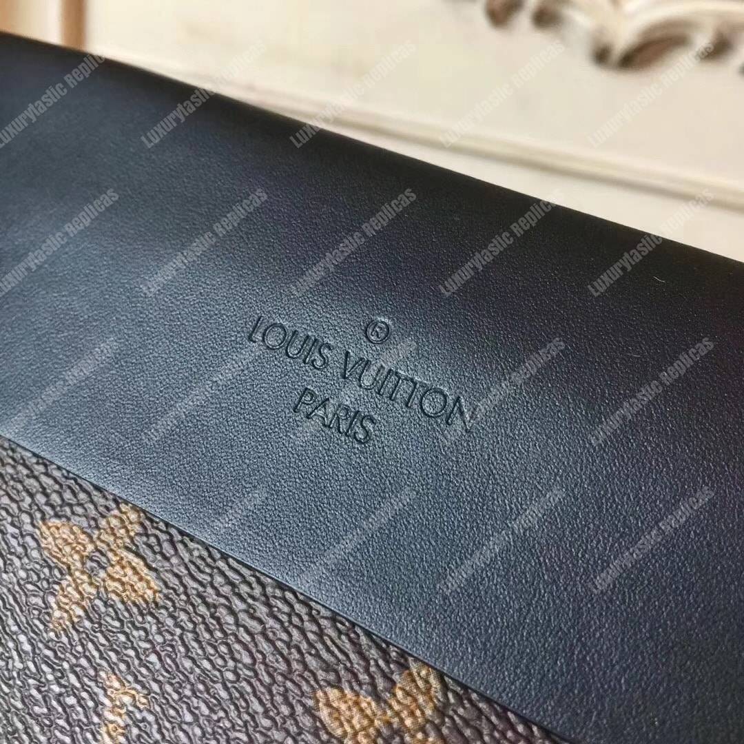 LV Pochette Tuileries Monogram Coated Canvas Noir