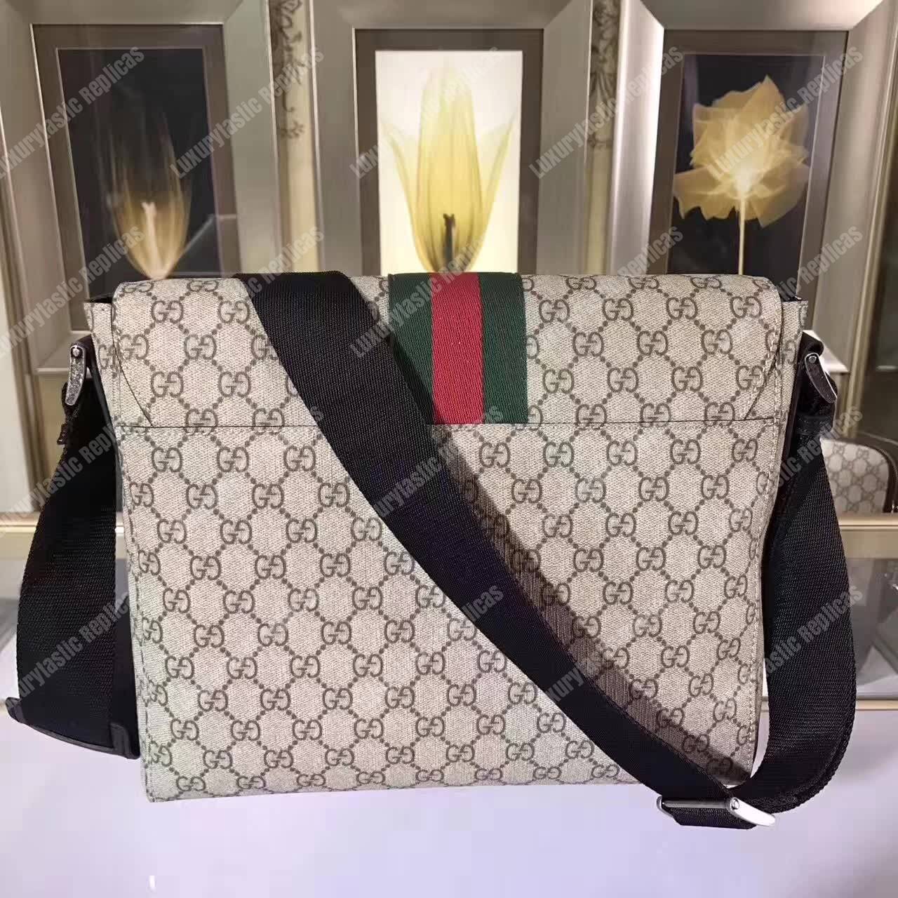 gg Sup*e messenger bag beige/ebony