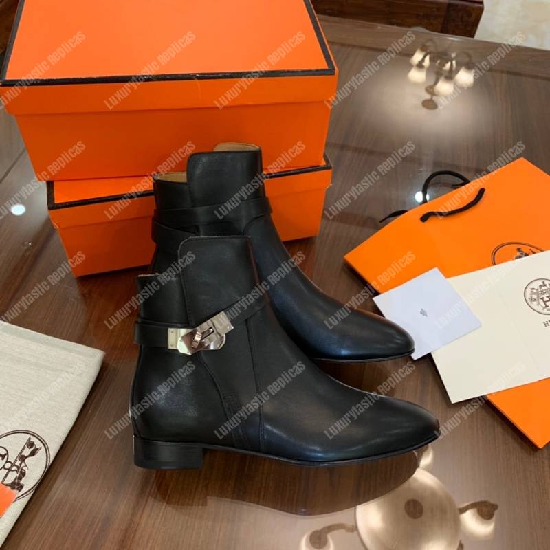 H**mes neo ankle boot black