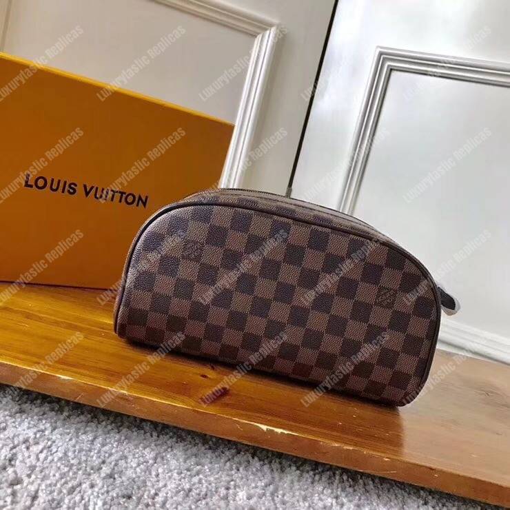 LV King Size Toiletry Bag Damier Ebene
