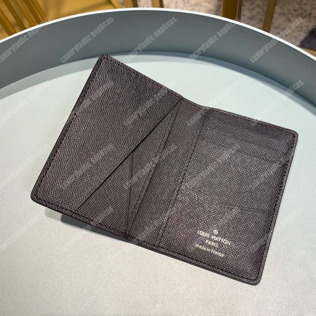 LV Flower Pocket Organizer Monogram Eclipse Canvas