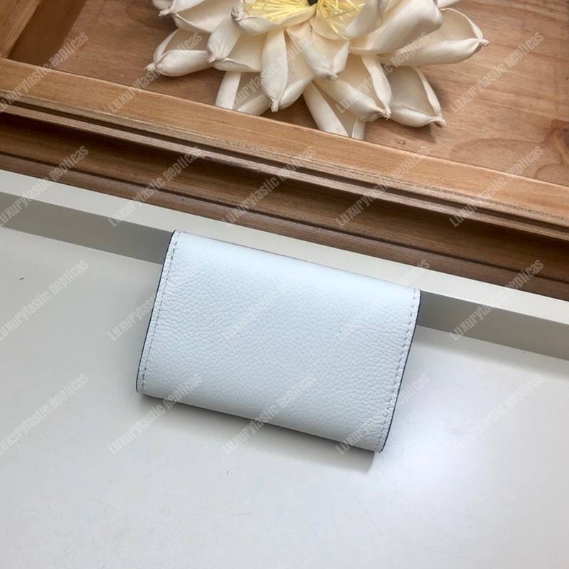 LV Lockmini Wallet Rose Ballet Blanc Maito Noir