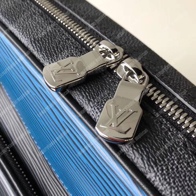 LV Nil Slim Epi Leather Damier Graphite Canvas