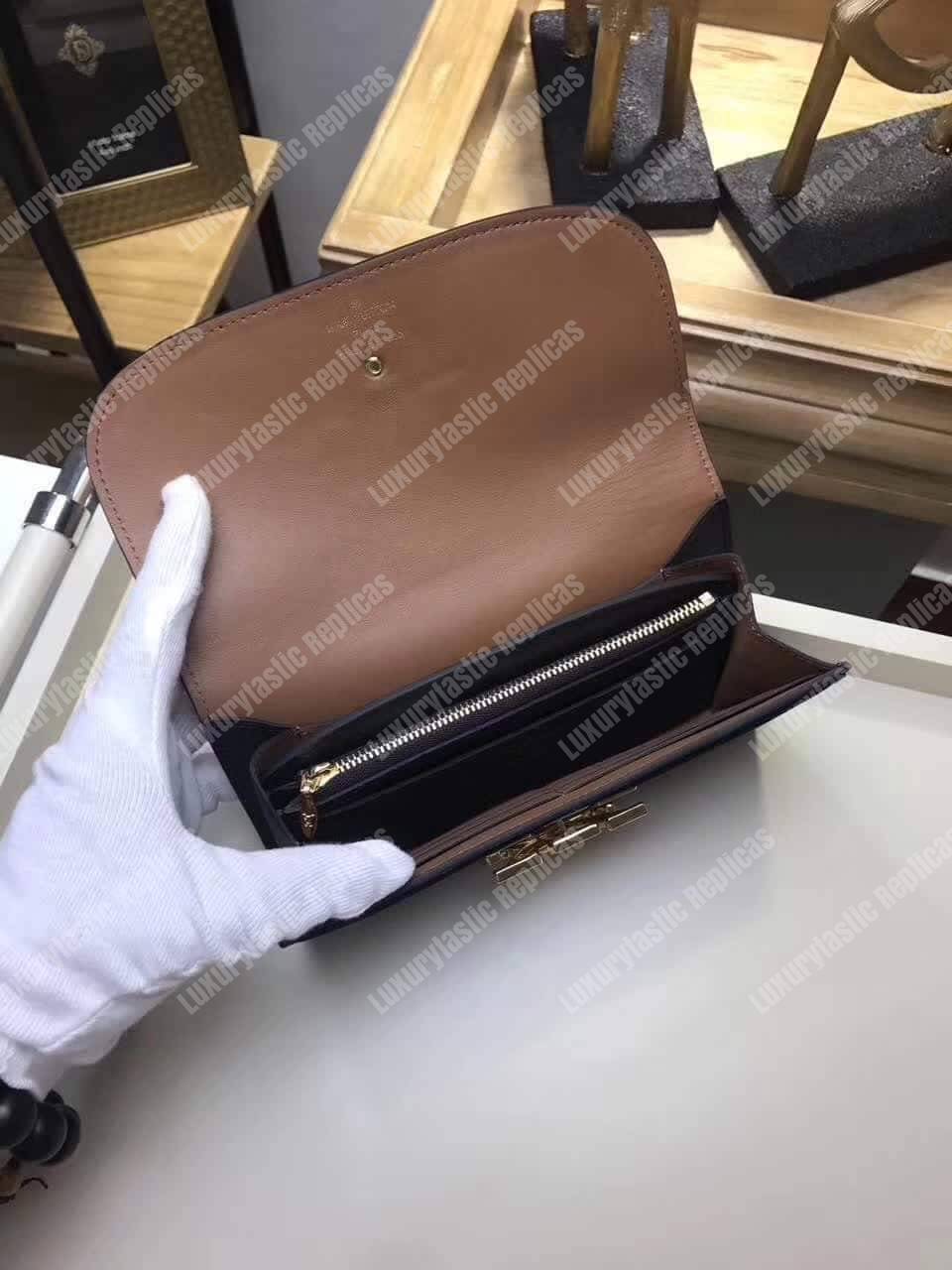 LV Vivienne LV Long Wallet Noir