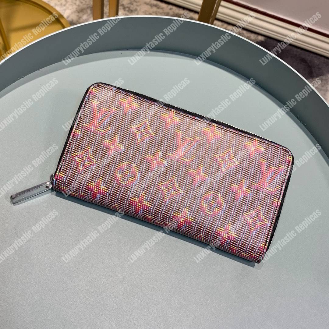 LV Zippy Wallet Monogram LV Pop motif Rose