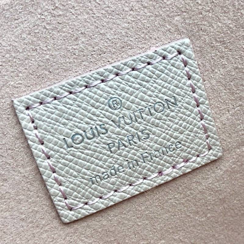 LV Special Edition Pochette Félicie Epi Leather Rose Ballerine