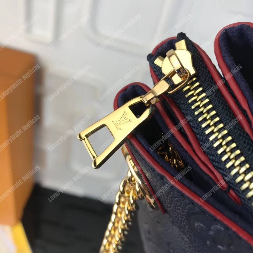 LV Surene BB Monogram Empreinte Leather Marine Rouge