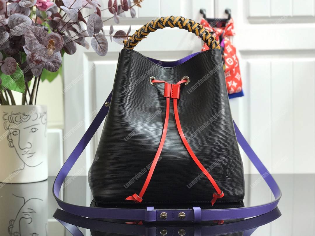 LV NéoNoé Bucket Bag Epi Leather Black