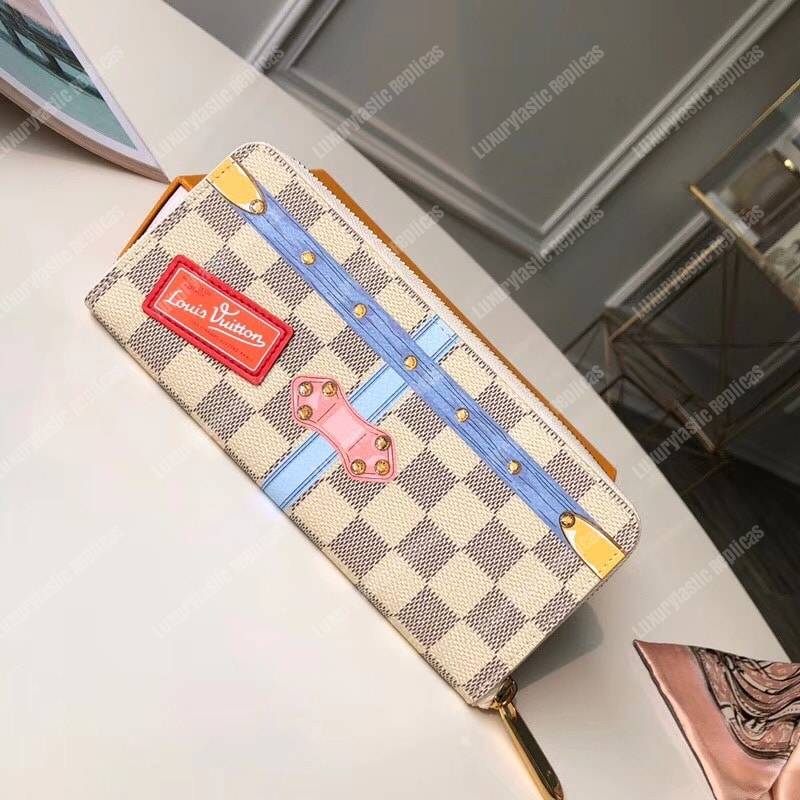 LV Zippy Wallet Damier Azur Spring-Summer 2018