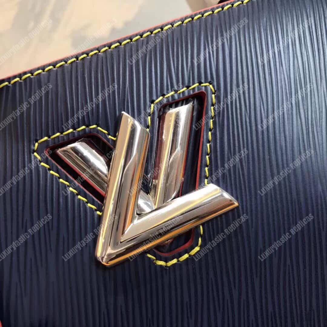 LV Twist Tote Epi Leather Indigo