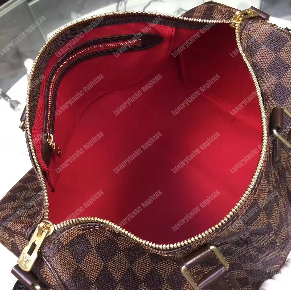 LV Speedy Bandouliere 35 Damier Ebene