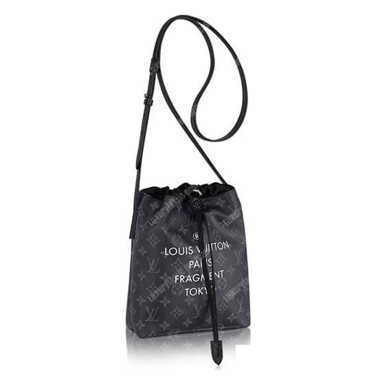 LV Nano Bag Crossbody Bag Monogram Eclipse Canvas