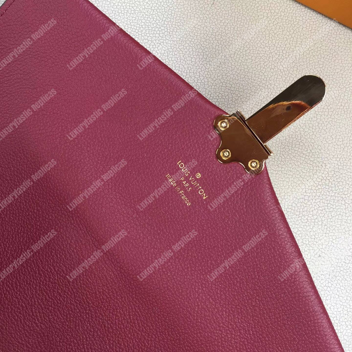 LV Clapton PM Damier Ebene Raisin