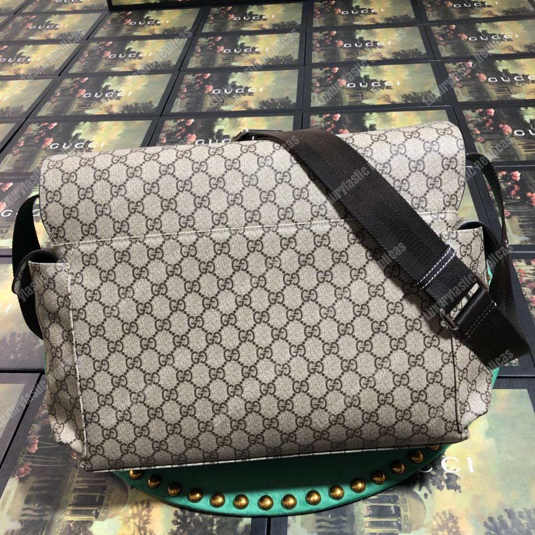 G*u*i gg plus diaper bag beige/ebony