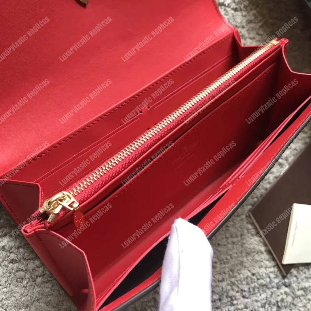 LV Flower Wallet Monogram Coquelicot