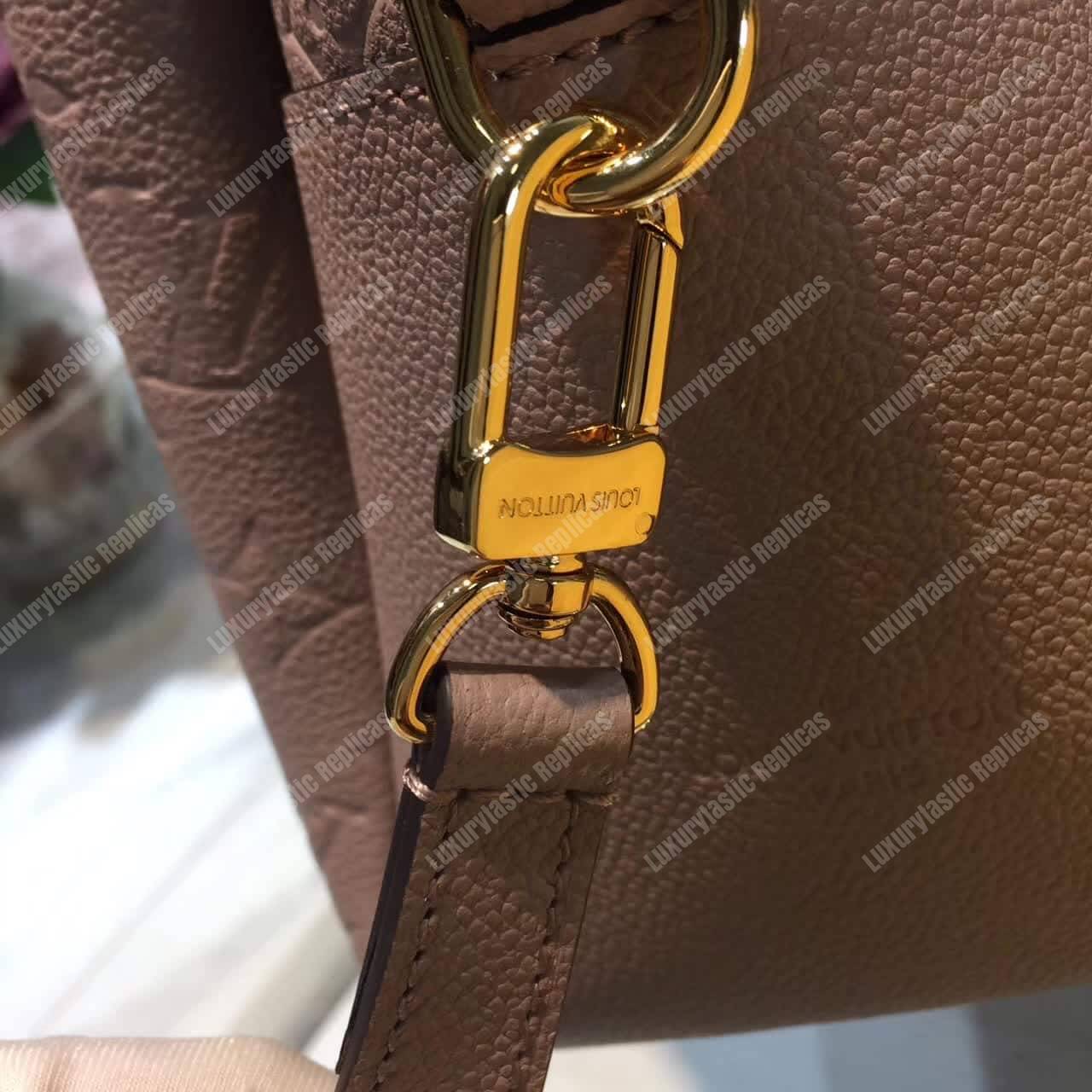 LV Ponthieu PM Monogram Empreinte Leather Vison