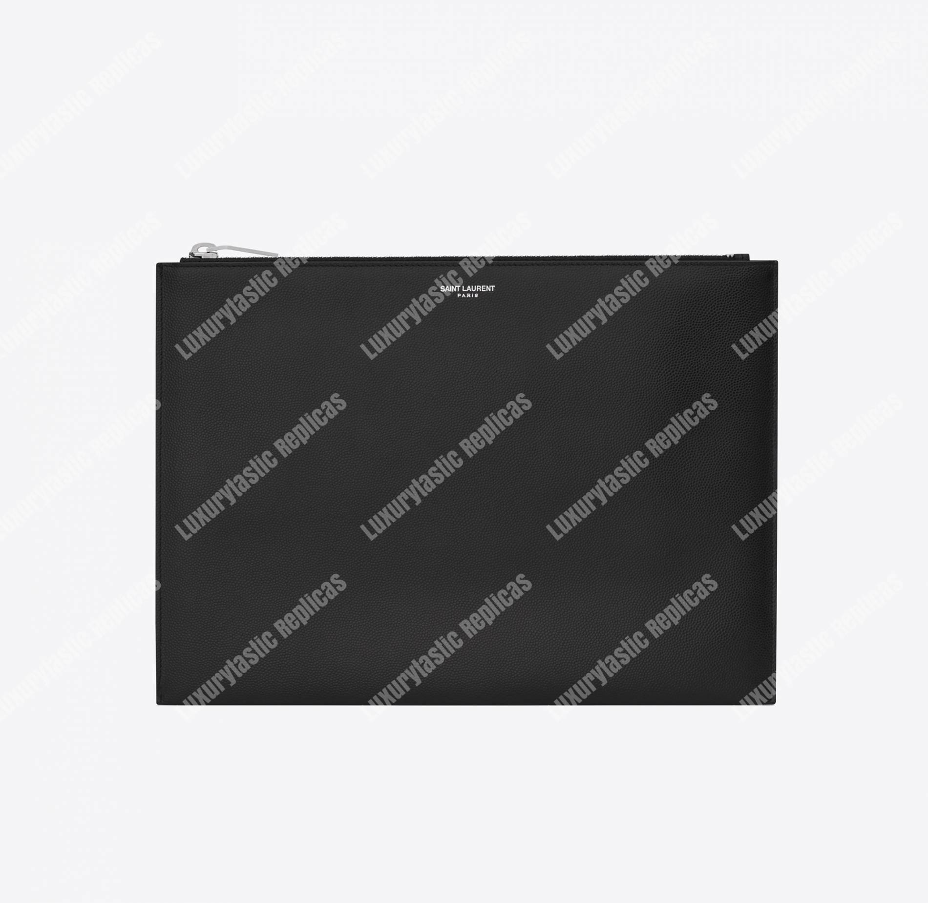 Saint Laurent Zipped Tablet Holder Black