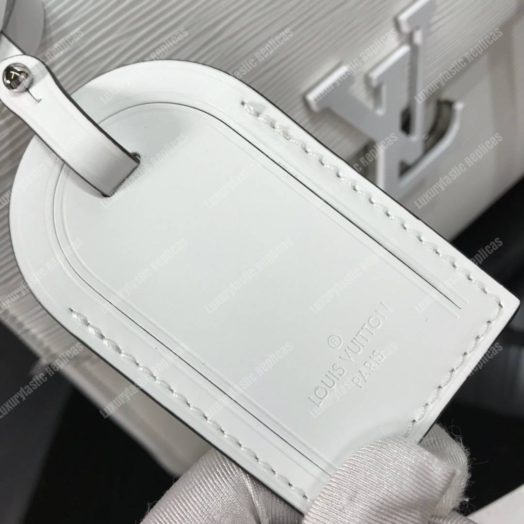 LV Grenelle MM Epi Leather White