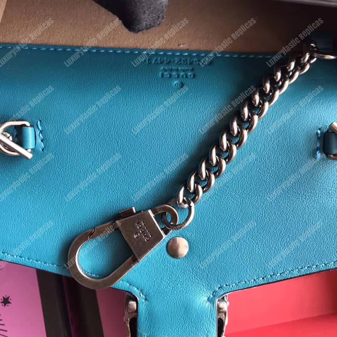 G*u*i dionysus suede super mini bag peacock blue