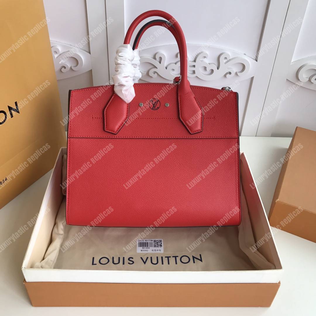 LV City Steamer MM Autres Cuirs Rubis