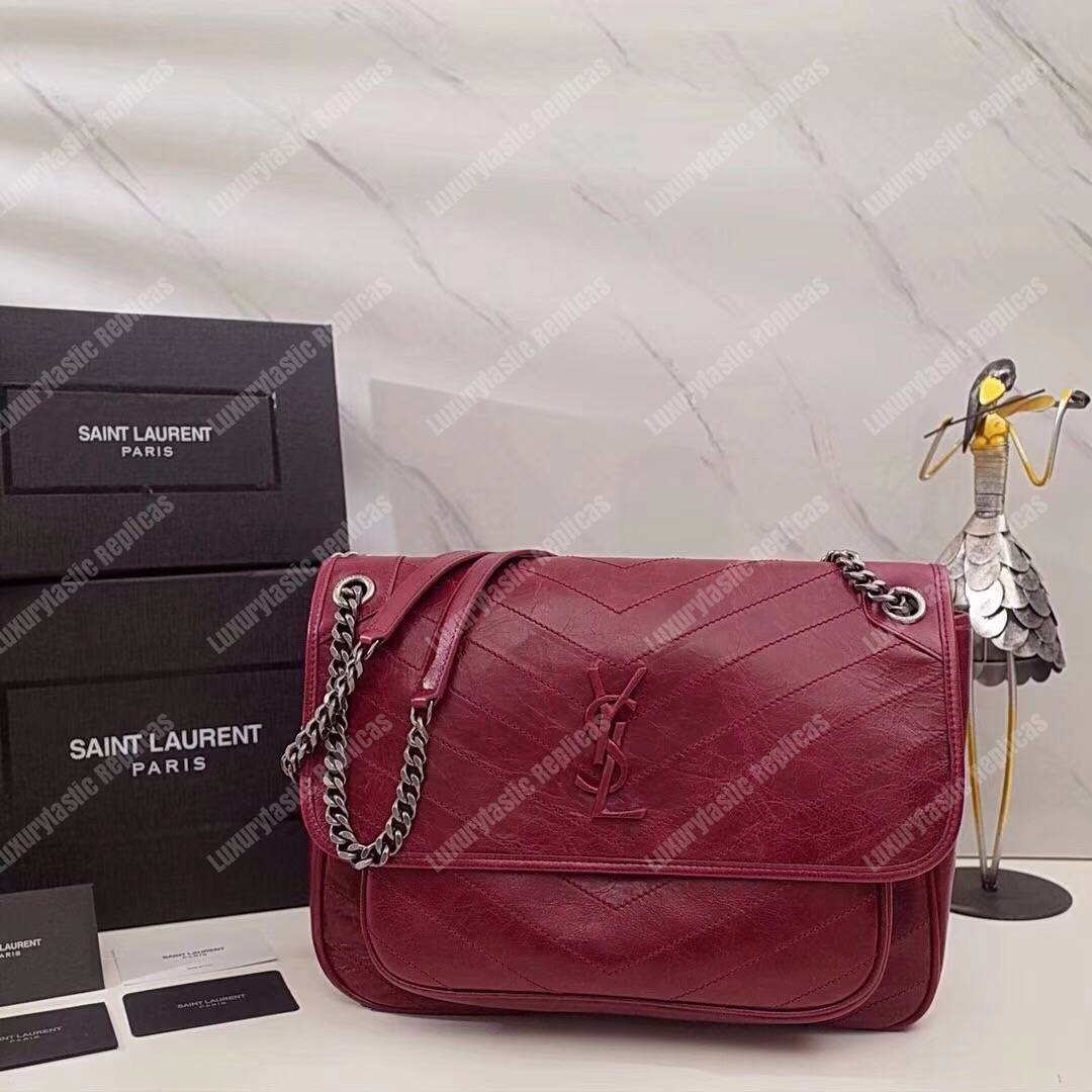 Saint Laurent Niki Large Red Vintage