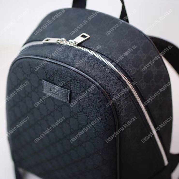 G*u*i gg G*u*issima rucksack travel backpack black/grey