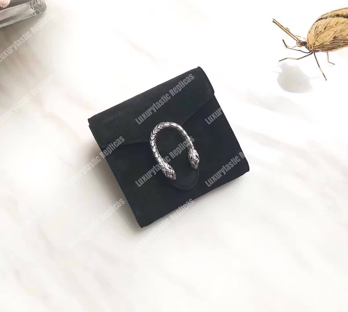 G*u*i dionysus suede wallet black